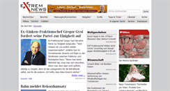 Desktop Screenshot of extremnews.com